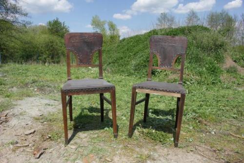 Židle secese 2 ks Židle secese 2 ks