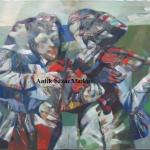 Riedlbauch Rudolf : Muzikanti, dat. 1980 Riedlbauch Rudolf : Muzikanti, dat. 1980