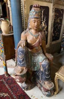 Dřevěná socha Asie I   Dřevěná socha Asie I