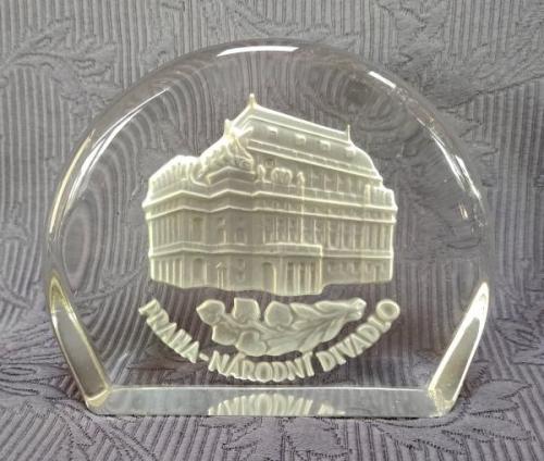 Praha - Národní divadlo, těžítko  Praha - Národní divadlo, těžítko