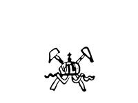 Březová, červená tištěná značka s kladívky, Pirkenhammer Porzellanfabrik, 1890-1938. Březová, červená tištěná značka s kladívky, Pirkenhammer Porzellanfabrik, 1890-1938.