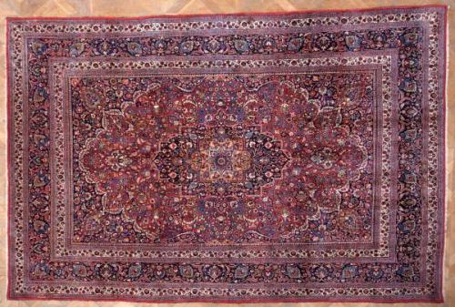 Perský koberec Mashad s certifikátem 420 x 304 cm Perský koberec Mashad s certifikátem 420 x 304 cm
