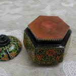 Ručně malovaná dřevěná dóza - Alois Petrus Ručně malovaná dřevěná dóza - Alois Petrus