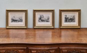 Soubor tří rytin s orientálními motivy Soubor tří rytin s orientálními motivy