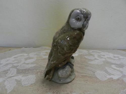 Porcelánová plastika, sova - Dubí u Teplic Porcelánová plastika, sova - Dubí u Teplic