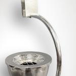 Kuřácký stojan s popelníkem, funkcionalismus, 1930 Kuřácký stojan s popelníkem, funkcionalismus, 1930