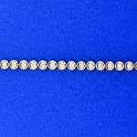 Zlatý článkový náramek s brilianty Zlatý článkový náramek s brilianty