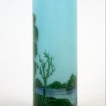 Secesní skleněná váza  Secesní skleněná váza