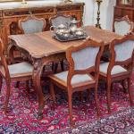 Neorokokové židle z masivního dubu Neorokokové židle z masivního dubu