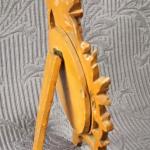 Sakrální malba na porcelánu v řezaném rámu Sakrální malba na porcelánu v řezaném rámu