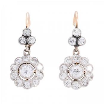 Luxusní briliantové náušnice Luxusní briliantové náušnice