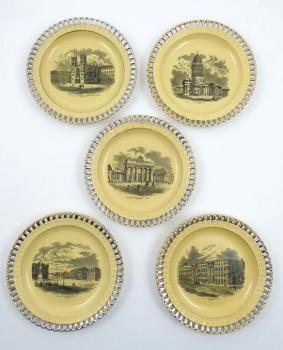 Porges von Portheim - Talířky s motivem Berlína Porges von Portheim - Talířky s motivem Berlína