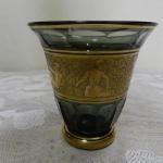 Kouřová váza s oroplastikou - Moser Kouřová váza s oroplastikou - Moser