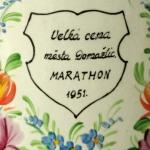 Konvice - Marathon 1951 Domažlice, zn. Klenčí  Konvice - Marathon 1951 Domažlice, zn. Klenčí