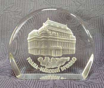 Praha - Národní divadlo, těžítko  Praha - Národní divadlo, těžítko