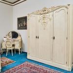 Bílá ložnice Ludvík XV s velkou postelí Bílá ložnice Ludvík XV s velkou postelí