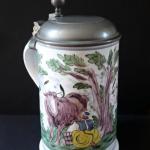 Fajánsová holba s pastýřkou Fajánsová holba s pastýřkou