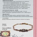 Art Deco diamantový náramek s vzácnými bílými diam Art Deco diamantový náramek s vzácnými bílými diam