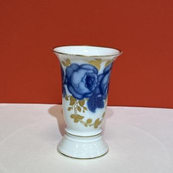 Váza s modrými květy, Rosenthal Váza s modrými květy, Rosenthal