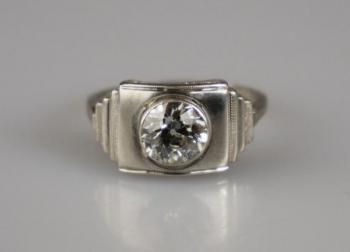 Art deco prsten s diamantem Art deco prsten s diamantem