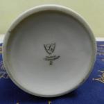 Zlacená porcelánová váza, styl brusel - Lesov Zlacená porcelánová váza, styl brusel - Lesov