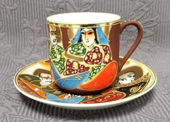 Šálek s podšálkem, Japan motiv  Šálek s podšálkem, Japan motiv