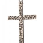 STŘÍBRNÝ PŘÍVĚSEK PLASTICKÝ KŘÍŽ  STŘÍBRNÝ PŘÍVĚSEK PLASTICKÝ KŘÍŽ