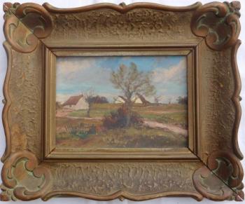 Chalupy se stromem - Lange František Chalupy se stromem - Lange František