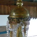 Lustr mosaz+broušené sklo Lustr mosaz+broušené sklo