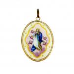 Starožitná zlatá madonka Starožitná zlatá madonka