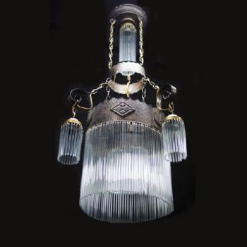 Secesní lustr Secesní lustr