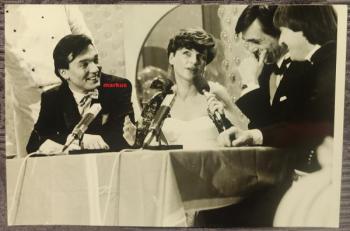 Fotografie Karel Gott, J. Bartoška, K. Wágner  Fotografie Karel Gott, J. Bartoška, K. Wágner