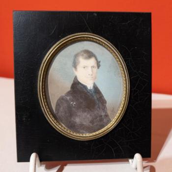 Miniatura, Portrét muže Miniatura, Portrét muže