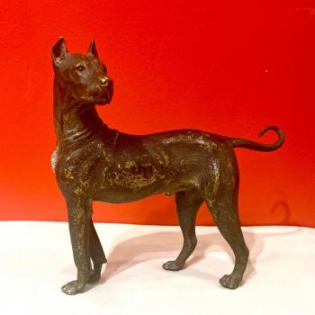 Vídeňský bronz, stojící velký pes Vídeňský bronz, stojící velký pes