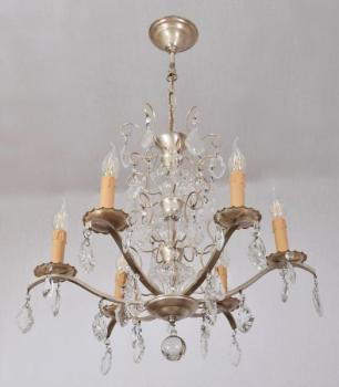 Francouzský provinciální lustr s ověsy Francouzský provinciální lustr s ověsy