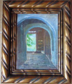 Obraz Ostrava podloubí. Obraz Ostrava podloubí.