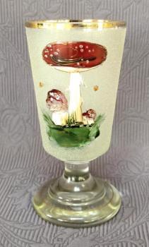 Sklenice - grogovka, lesní motiv, houby I. Sklenice - grogovka, lesní motiv, houby I.