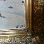 Obraz HORY sign. F. ROTTER, Obraz HORY sign. F. ROTTER,