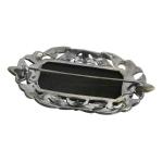 Stříbrná art-deco brož Stříbrná art-deco brož