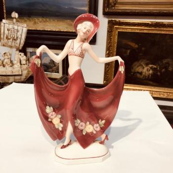 HERTWIG - KATZHÜTTE, TANEČNICE, ART DECO HERTWIG - KATZHÜTTE, TANEČNICE, ART DECO