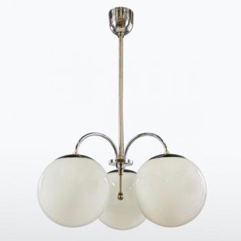 Chromový lustr Art-Deco Chromový lustr Art-Deco