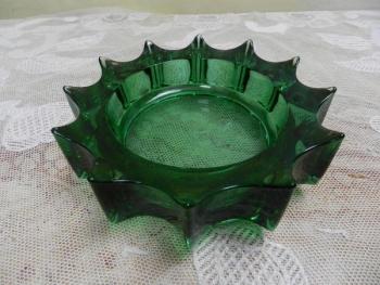 Autorská zelená miska - R. Jurnikl, Sklo Union Autorská zelená miska - R. Jurnikl, Sklo Union