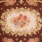 Hnědý koberec Aubusson 227 X 156 cm Hnědý koberec Aubusson 227 X 156 cm