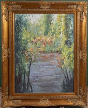 133. Jezírko s rozkvetlými rostlinami 133. Jezírko s rozkvetlými rostlinami