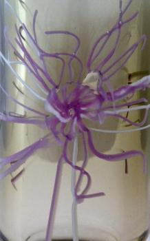 Váza s růžovobílým květem - Petr Hora, Škrdlovice Váza s růžovobílým květem - Petr Hora, Škrdlovice