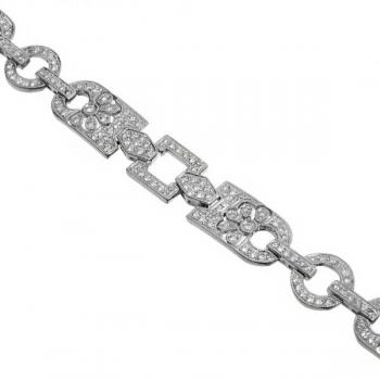 Zlatý  náramek s brilianty Zlatý  náramek s brilianty