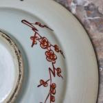 Japonský porcelánový holicí talíř Imari v dárkové Japonský porcelánový holicí talíř Imari v dárkové