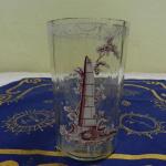 Barokní sklenice, malba na skle - Čechy, 18. stol. Barokní sklenice, malba na skle - Čechy, 18. stol.