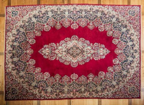 Perský ručně vázaný koberec Kerman 444 x 305 cm Si Perský ručně vázaný koberec Kerman 444 x 305 cm Si