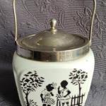 Dóza, cukřenka, Art deco, zn. Jílové u Děčína  Dóza, cukřenka, Art deco, zn. Jílové u Děčína